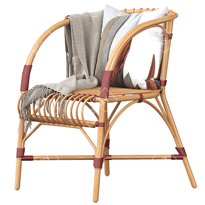 Modern Salvador II Chair - Stylish and Versatile 3D model image 3