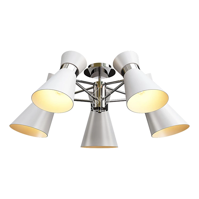 Laconica 5: Modern Ceiling Chandelier 3D model image 1