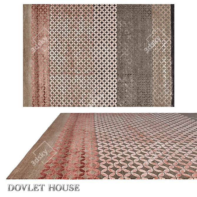 Title: DOVLET HOUSE Carpet (art. 16453) 3D model image 1