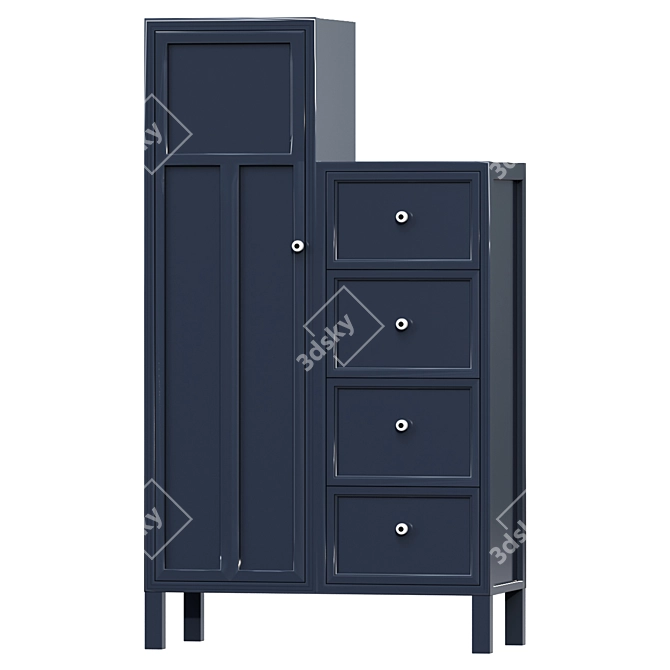 Dantone Home Wardrobe: Elegant & Compact 3D model image 1