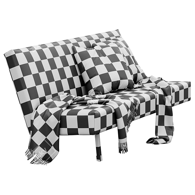 Sleek Dutch Sofa 3D model image 6