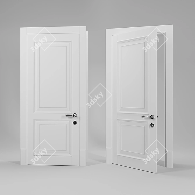 Elegant Doors for Every Home 3D model image 1