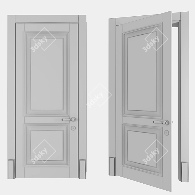 Elegant Doors for Every Home 3D model image 6