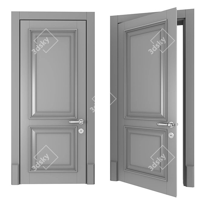 Elegant Doors for Every Home 3D model image 8