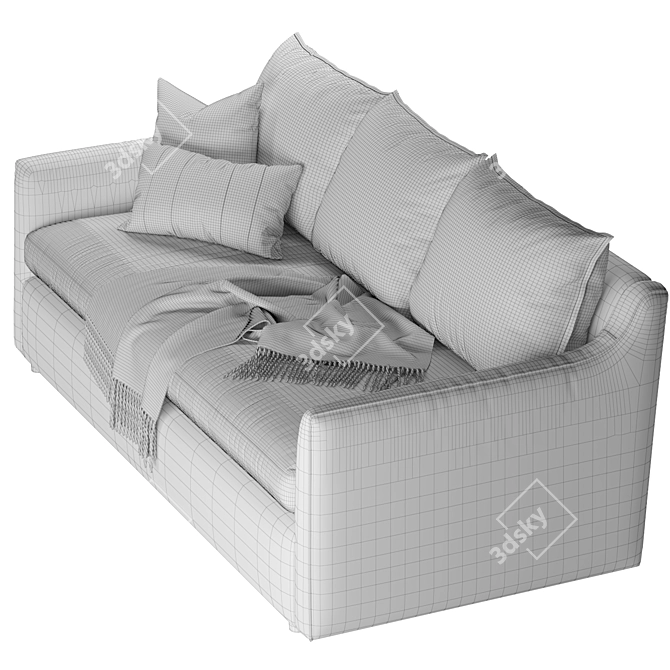 Easton Sofa: Chic and Comfortable 3D model image 5