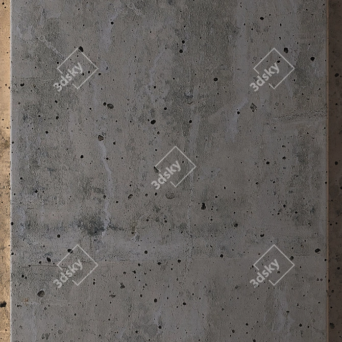 Seamless 4K Concrete Texture 3D model image 3