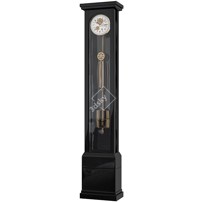 Elegant Hermle 01212 Floor Clock 3D model image 6