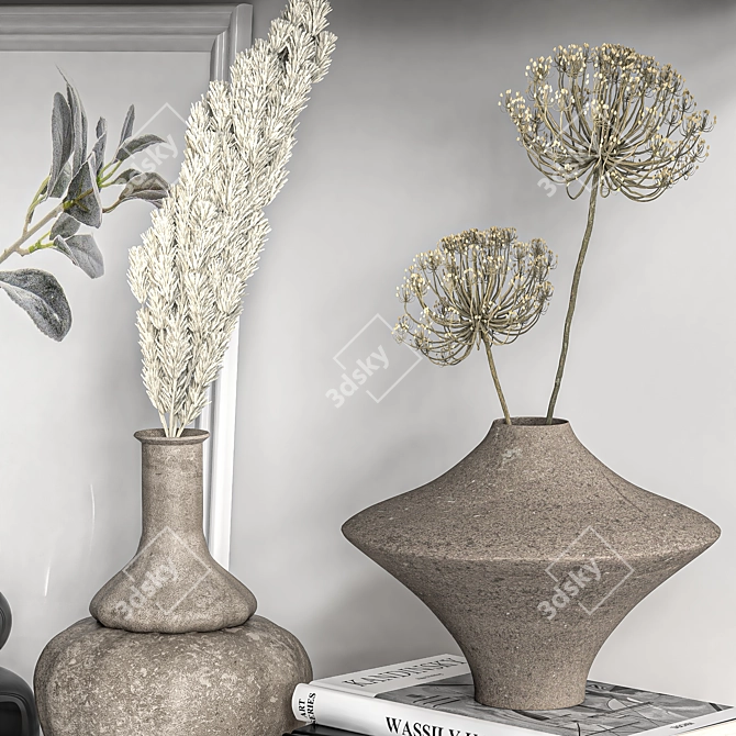 Elegant Decorative Set 2015 3D model image 4