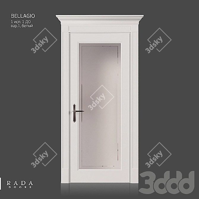 Bellagio 1 DO by Rada Doors: Classic Elegance 3D model image 2