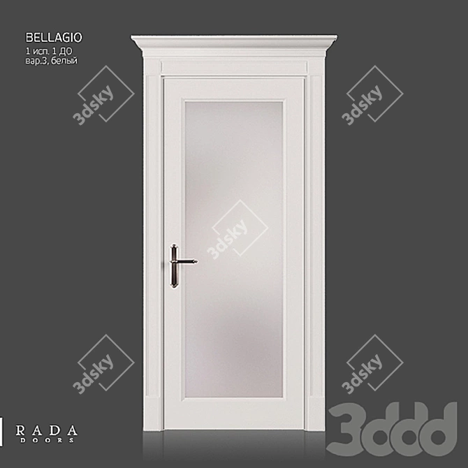 Bellagio 1 DO by Rada Doors: Classic Elegance 3D model image 3