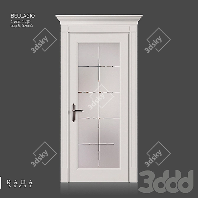 Bellagio 1 DO by Rada Doors: Classic Elegance 3D model image 5