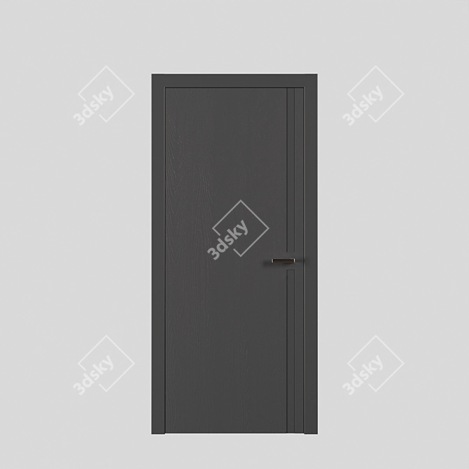 Asket Color: Stylish and Versatile Doors 3D model image 5