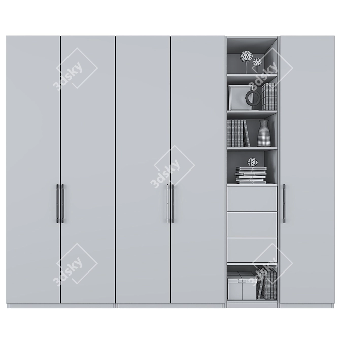 Modern Built-in Dubus Cabinet 3D model image 2