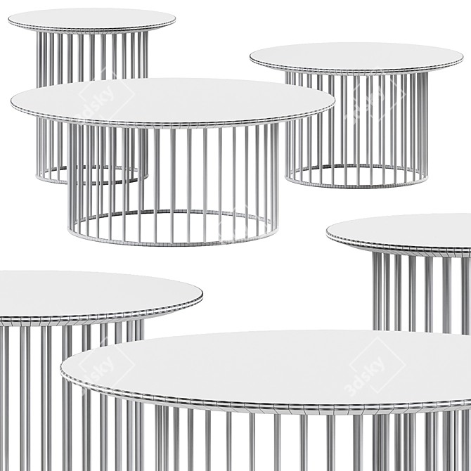 Minimalist Idra Coffee Tables 3D model image 2