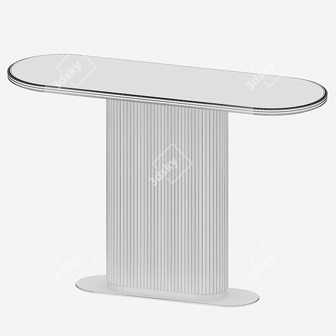 Sleek Francis Console - unique design 3D model image 3