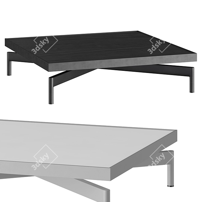 Gandiablasco Onde | Versatile Outdoor/Indoor Table 3D model image 1