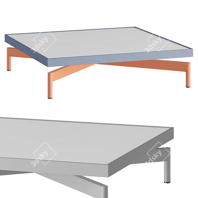 Gandiablasco Onde | Versatile Outdoor/Indoor Table 3D model image 3