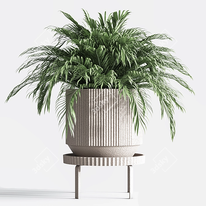 Title: Gorgeous 24-Piece Indoor Plant Set 3D model image 5