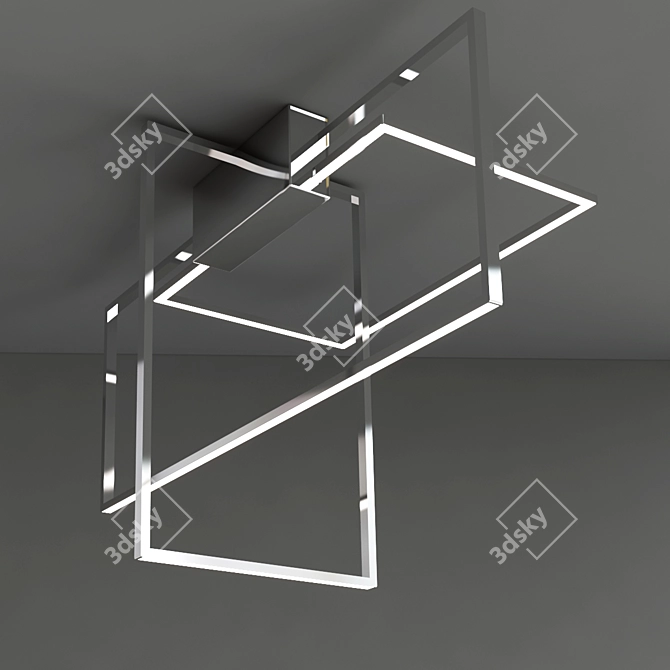 Urban AREA Ceiling Lamp: Modern LED Lighting 3D model image 2