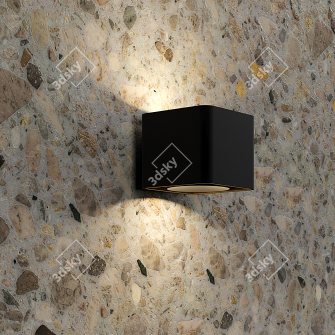 PBR Terrazzo Marble Texture: High Quality, Seamless 3D model image 2