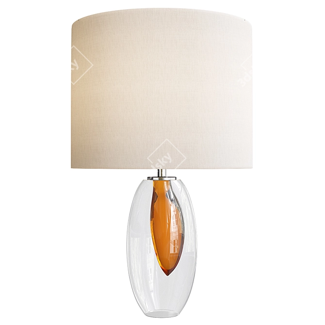 Dazzling Crystal Table Lamp 3D model image 1