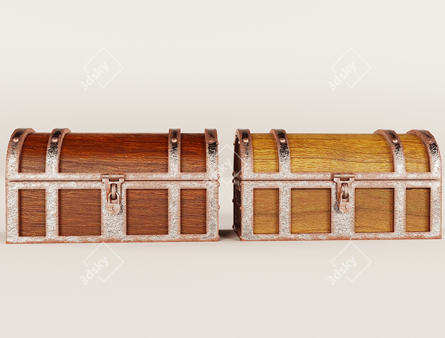 Title: Cortana Classic Chest Collection 3D model image 3