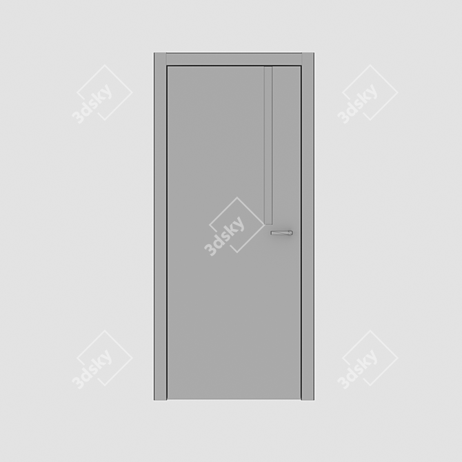 Asket Color: Stylish and Elegant Door 3D model image 2