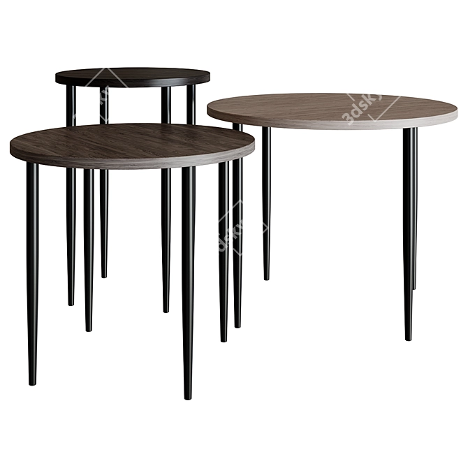 Sleek and Stylish Darcy Coffee Table 3D model image 1