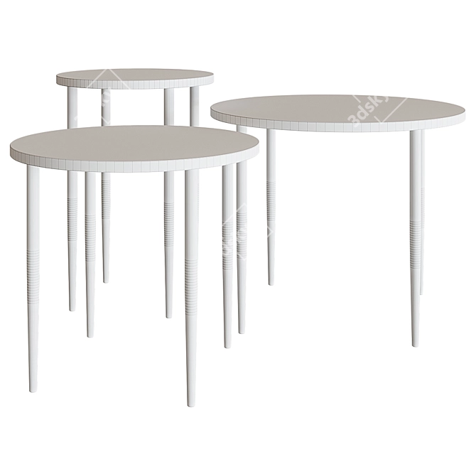 Sleek and Stylish Darcy Coffee Table 3D model image 3