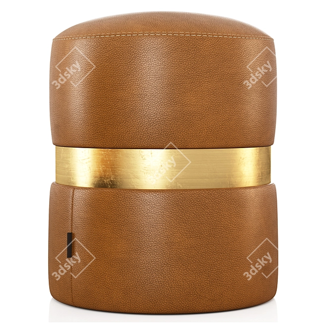 Comfy Edson Pouf 3D model image 2