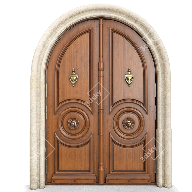 Classic 3D Max Door - 1650mm x 2500mm 3D model image 1