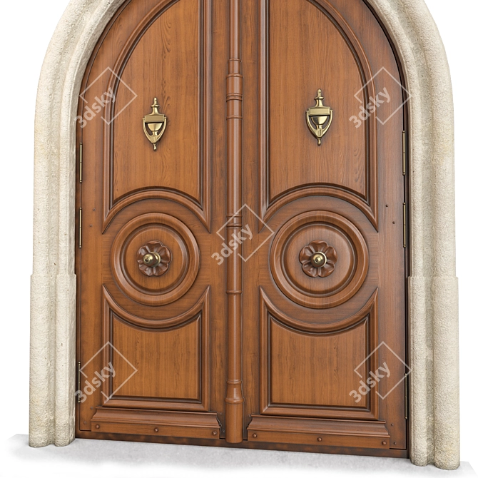 Classic 3D Max Door - 1650mm x 2500mm 3D model image 2