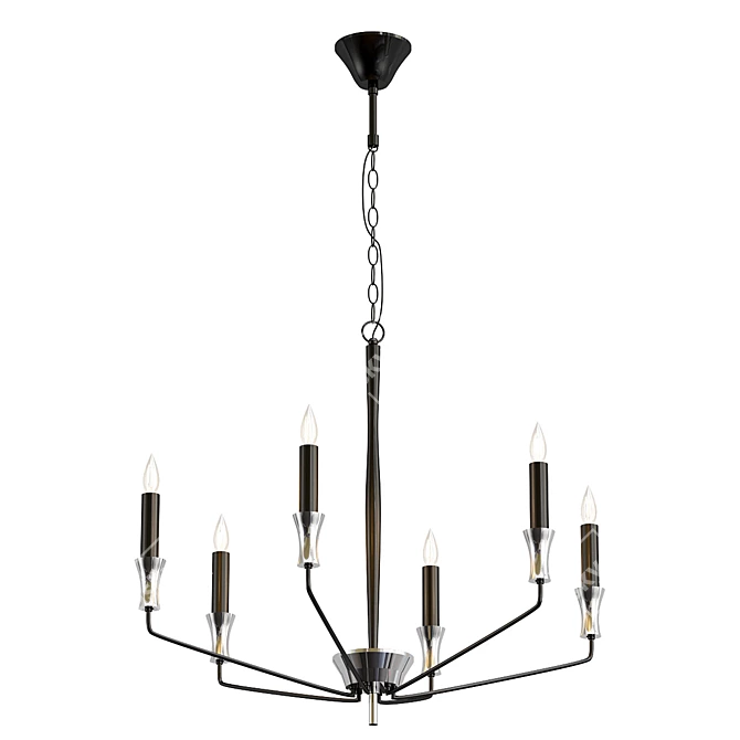 Modern Lightstar Chandelier 3D model image 1