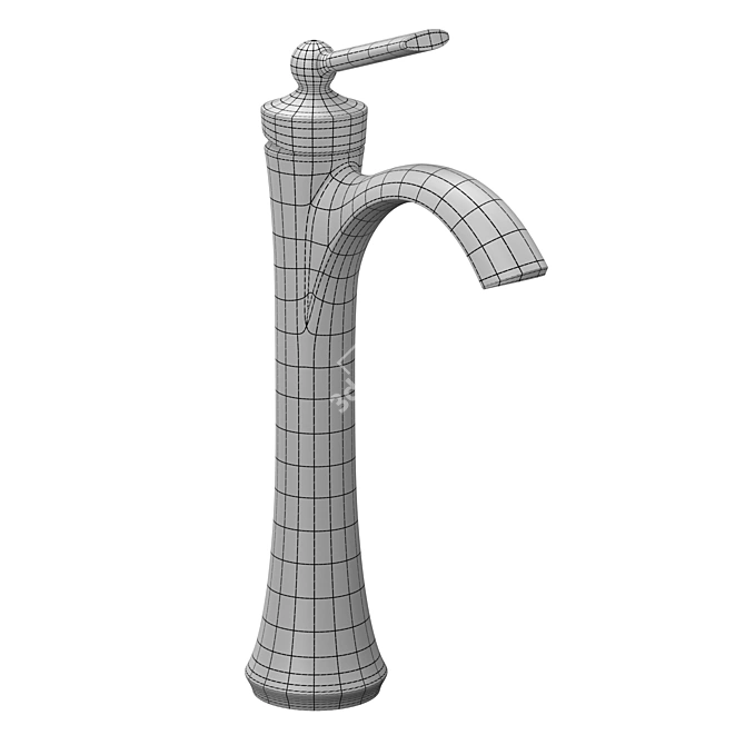 Wynford High Arc Bathroom Faucet 3D model image 4