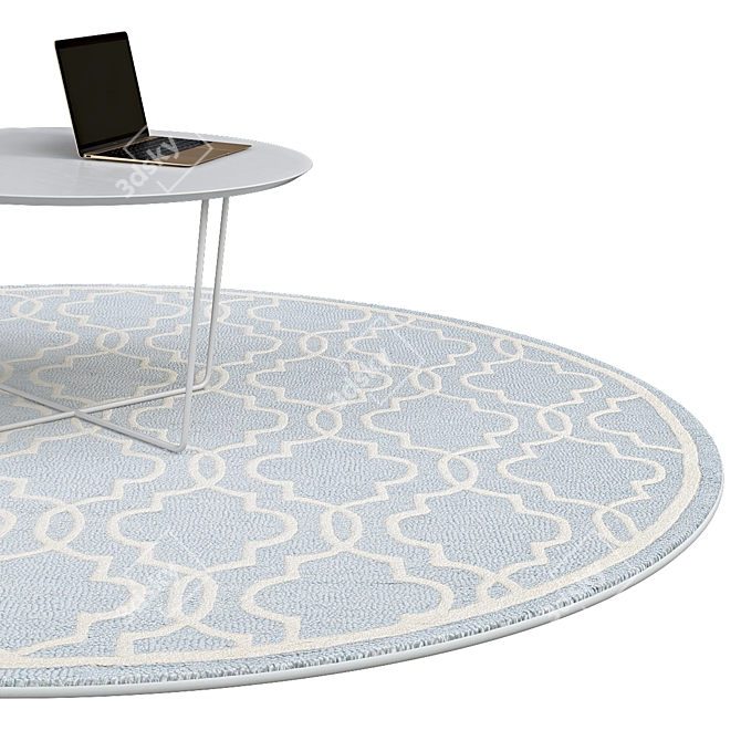 Modern Circle Rugs | Premium Collection 3D model image 2