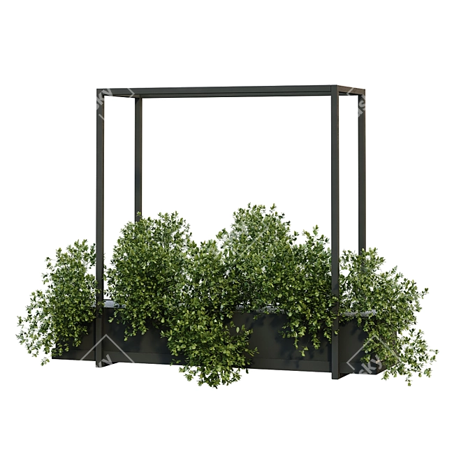 Green Oasis: Interior Plant Box Set 3D model image 2