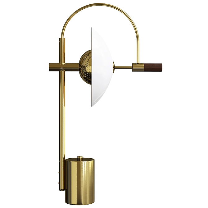 Scion Modern Metal Table Lamp 3D model image 1