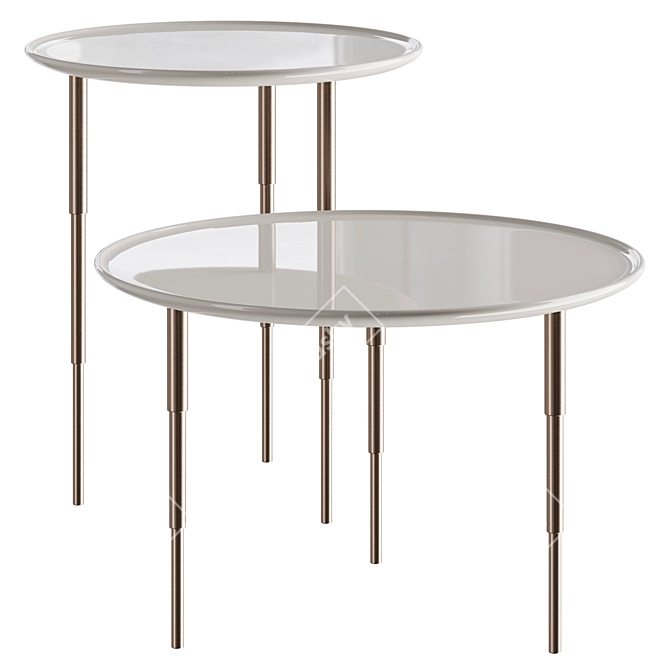 Heron | Elegant Side Table 3D model image 1