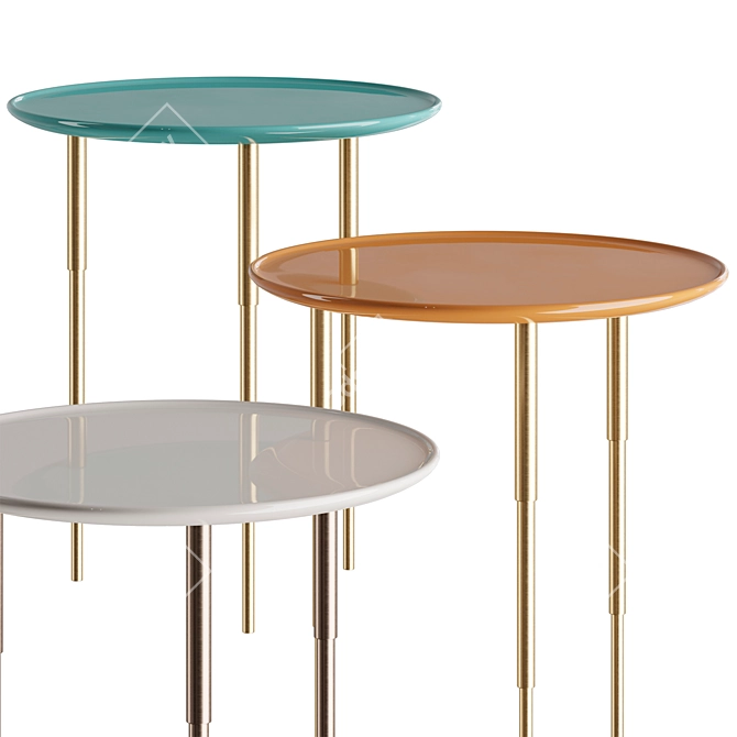 Heron | Elegant Side Table 3D model image 2