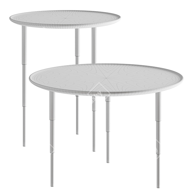 Heron | Elegant Side Table 3D model image 6