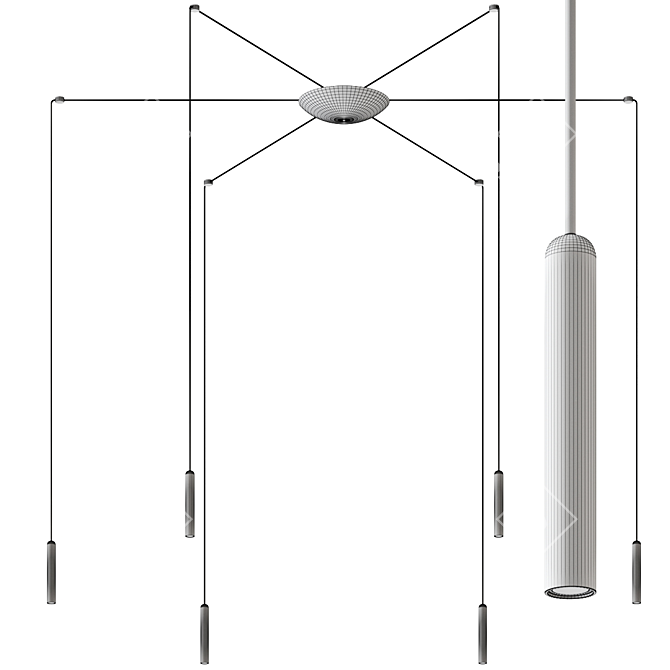 Stilnovo 2nights Pendant Lamp 3D model image 3