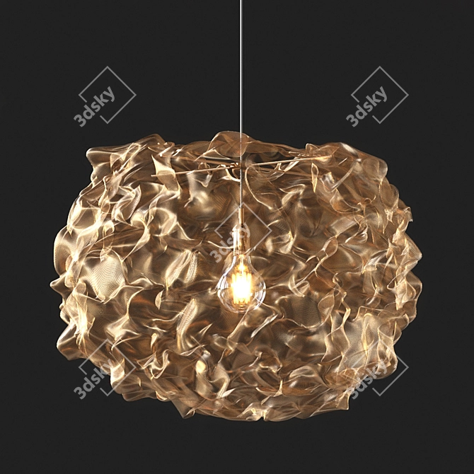 Sleek Heat Pendant - Modern Luxury 3D model image 1