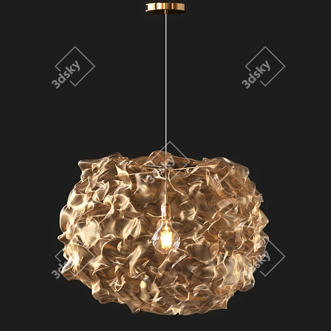 Sleek Heat Pendant - Modern Luxury 3D model image 2