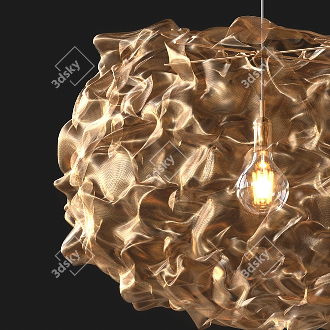 Sleek Heat Pendant - Modern Luxury 3D model image 3