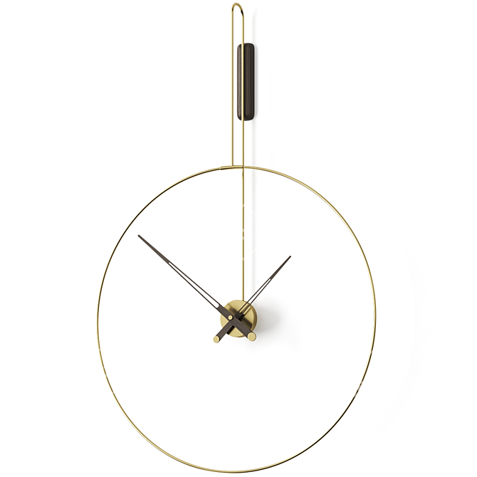 Daro Nomon Wall Clock: Sleek Timepiece with Modern Design 3D model image 2