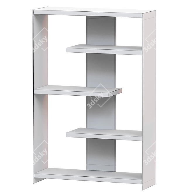 Melody Rack: Stylish Storage Solution 3D model image 3