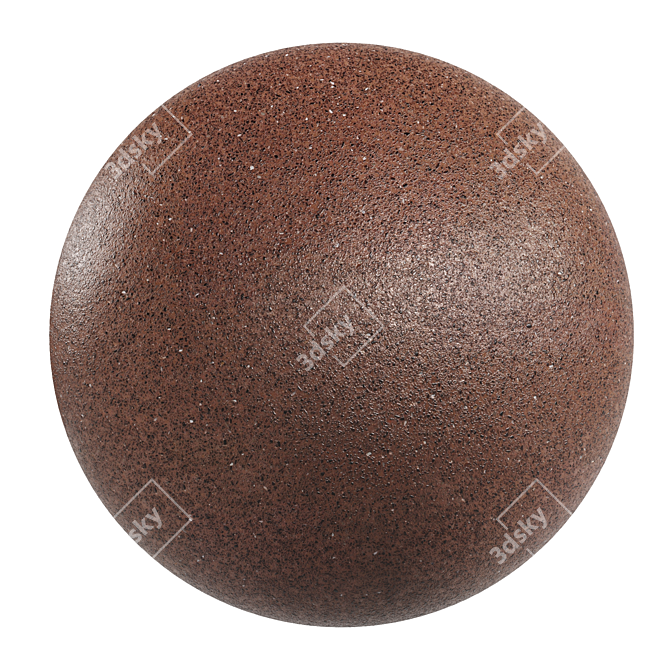 Elegant PBR Terrazzo Marble 3D model image 1