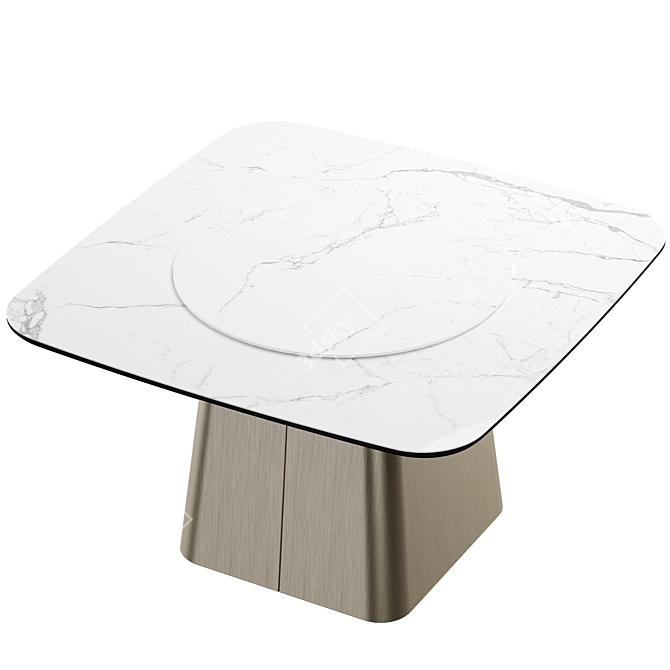 Frandiss Designer Dining Table 3D model image 2