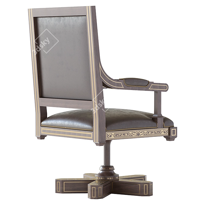 Arabic-Inspired Chair: 2013 Design 3D model image 3