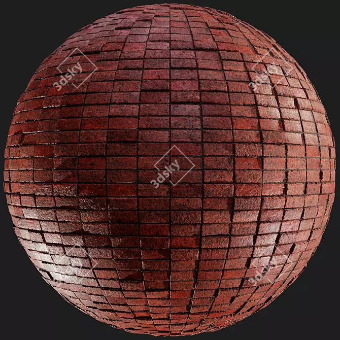 PBR Brick Materials Vol. 4 3D model image 4